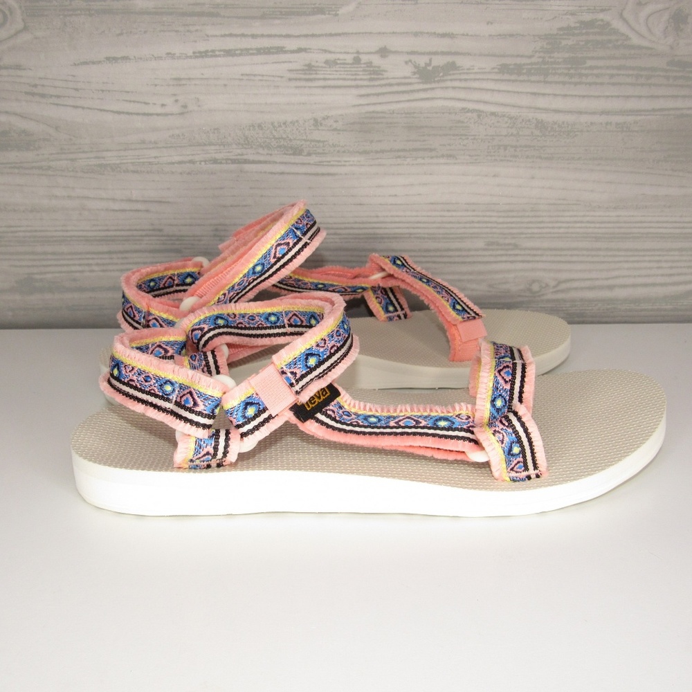 TEVA ORIGINALS MARESSA WOMEN’S SANDALS APRICOT - Picture 6 of 7